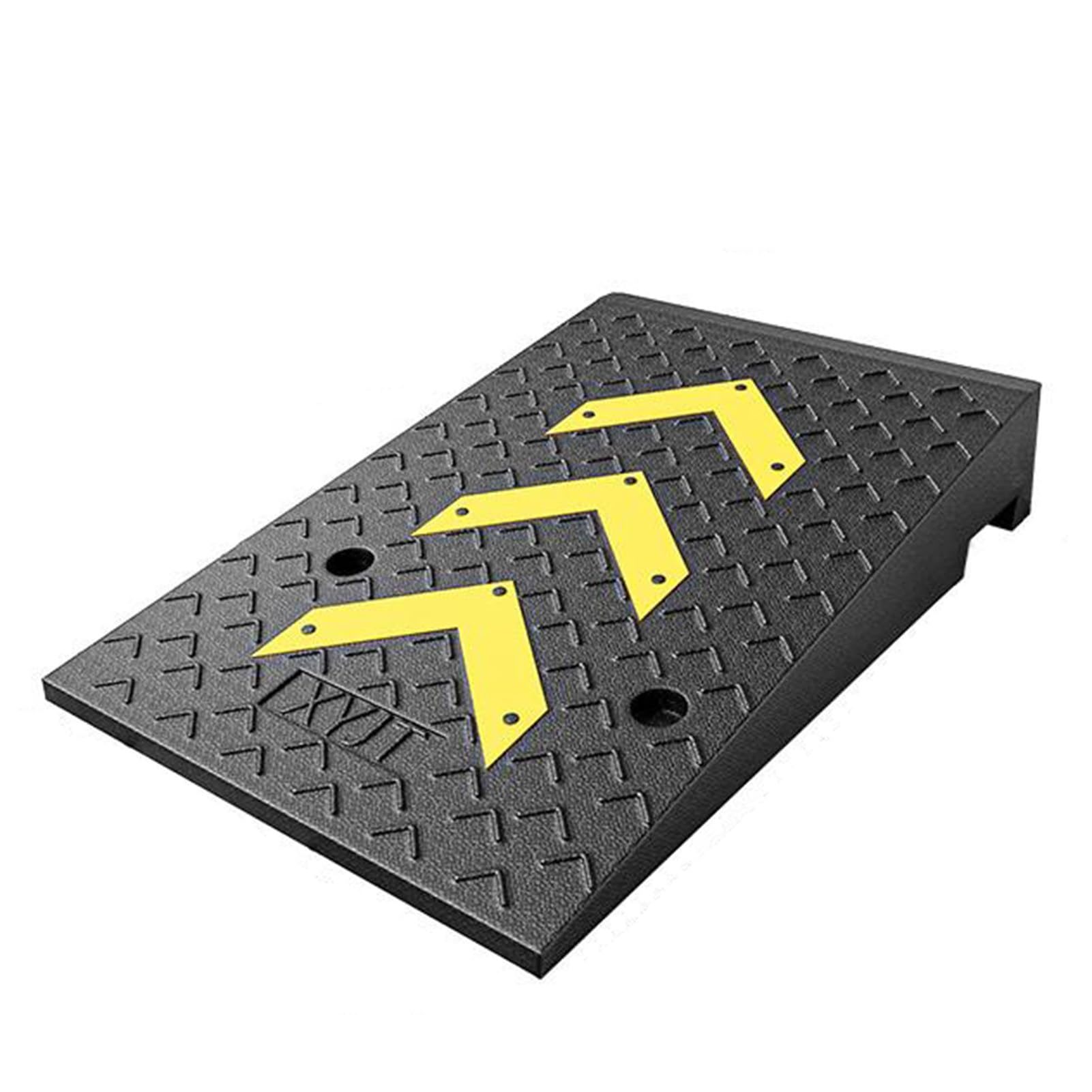 Wheelchair Ramps,Rubber Threshold Ramp, 20 Ton Heavy Duty Driveway Kerb Ramp, Curb Ramp for Doorway Wheelchair Bicycle Loading Dock Sidewalk Car (Size : 50x80x12cm)