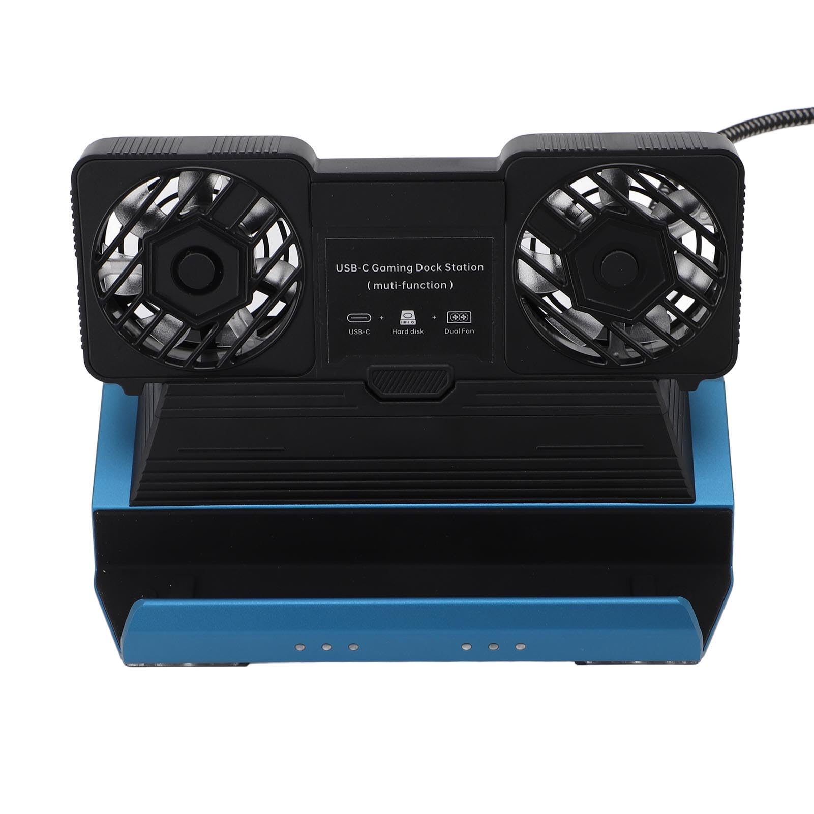 Generic Estación de Acoplamiento Multifuncional para Legion Go para Claw con Ventilador de Refrigeración Dual, Transferencia de Datos Rápida, Salida 4K 60 Hz, Base USB C para Jugadores