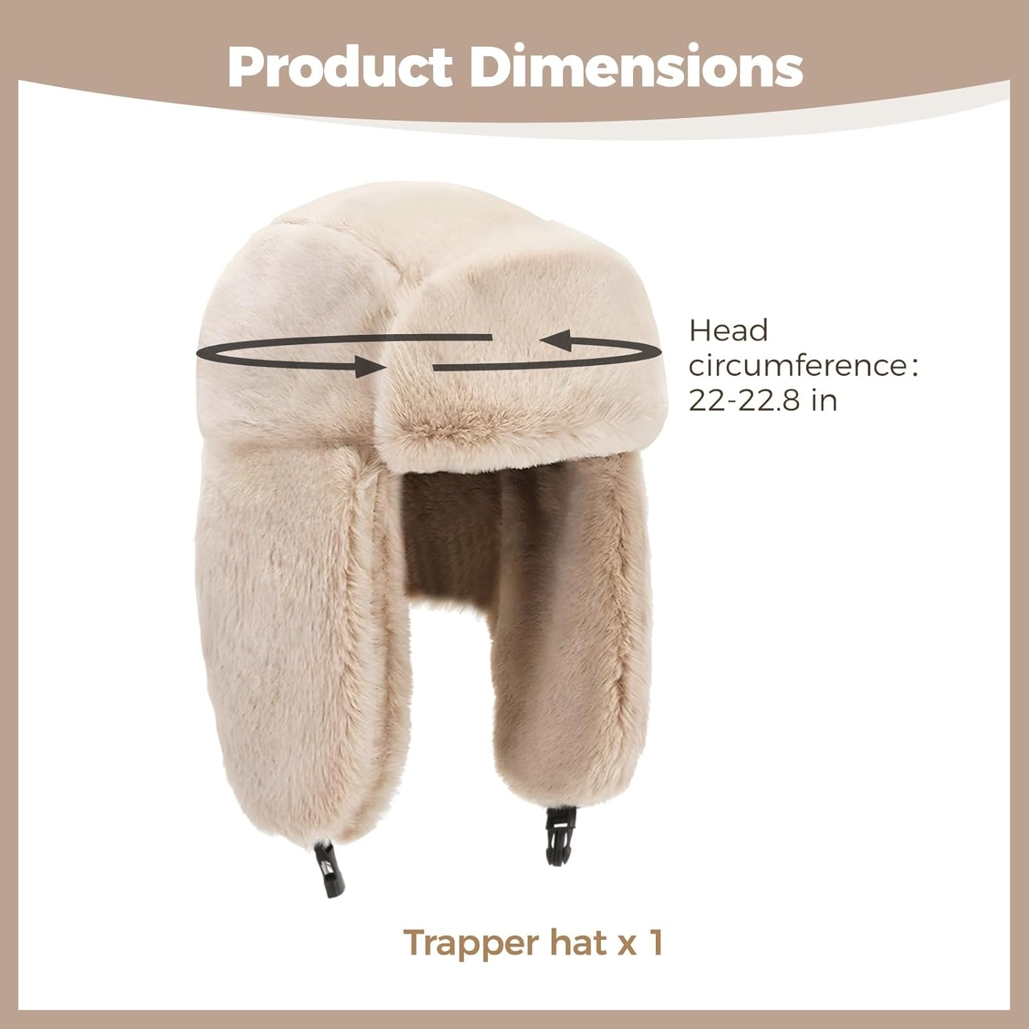 Cozy Plush Winter Hats Men Women Trapper Trooper Hat with Earflaps Windproof Russian Ushanka Hats Outdoor Skiing Cap - Image 5