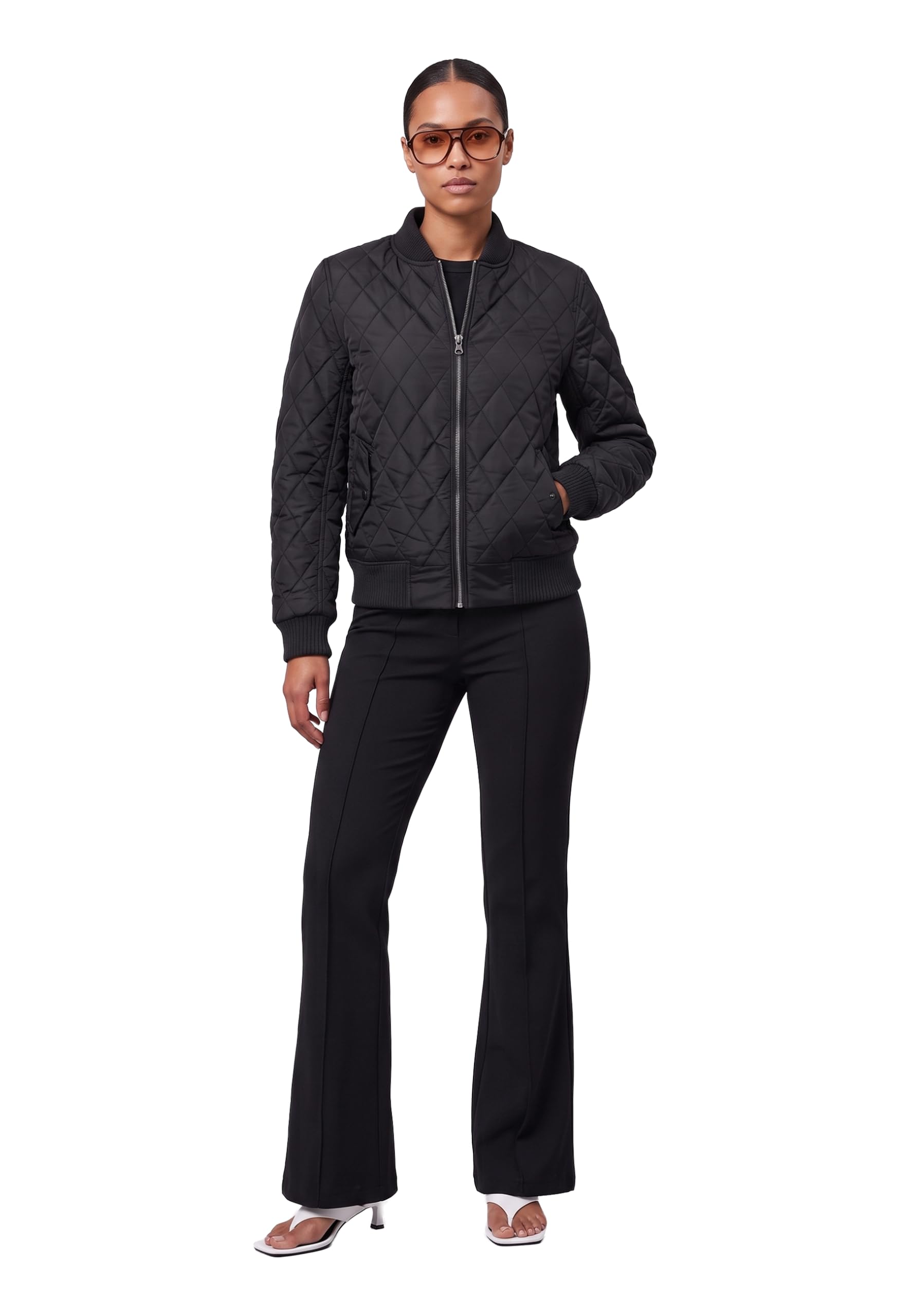 Urban Classics Damen Ladies Diamond Quilt Nylon Jacket