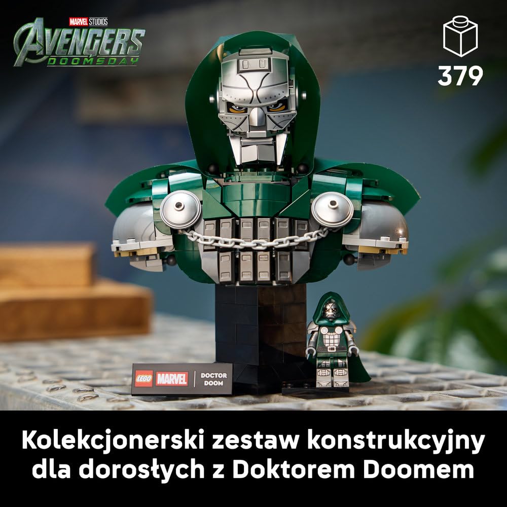 LEGO Super Heroes 76345 | zestaw superbohaterów, model kolekcjonerski, prezent dla fana superbohaterów, 379 elementów