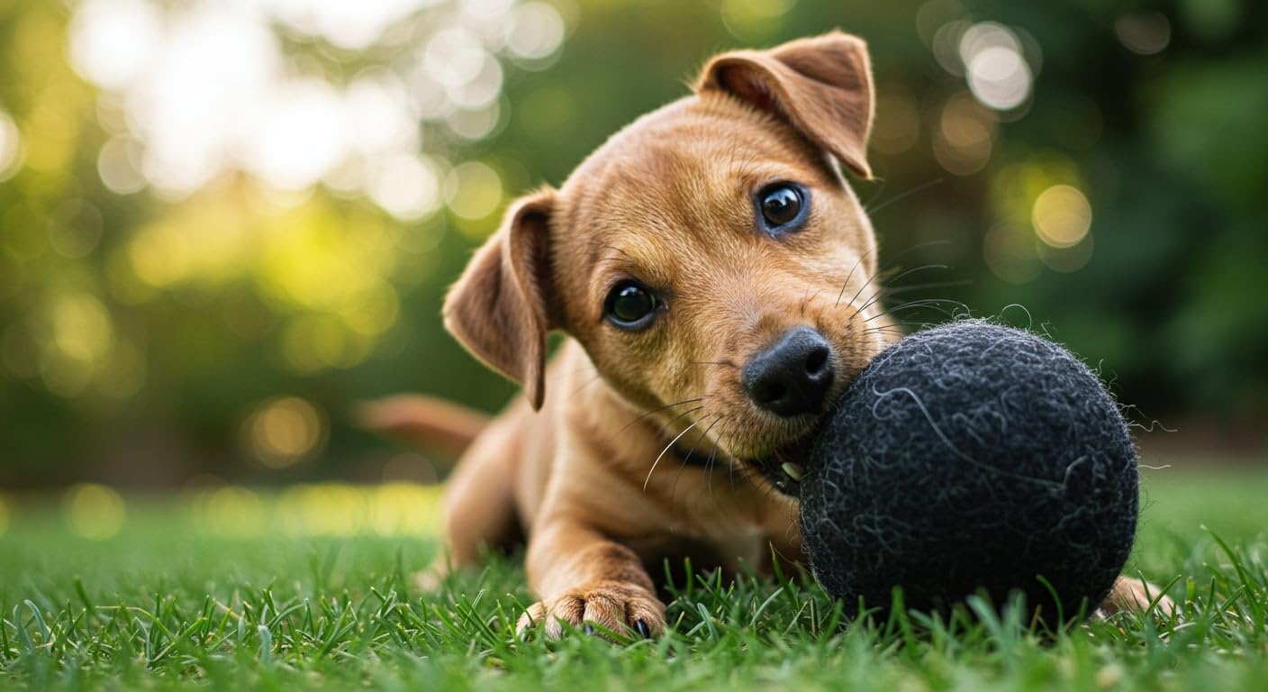 3 bolas de lana 100 % orgánica para perros, suaves, duraderas, no tóxicas, para perros y cachorros, ecológicas y resistentes a las mordeduras