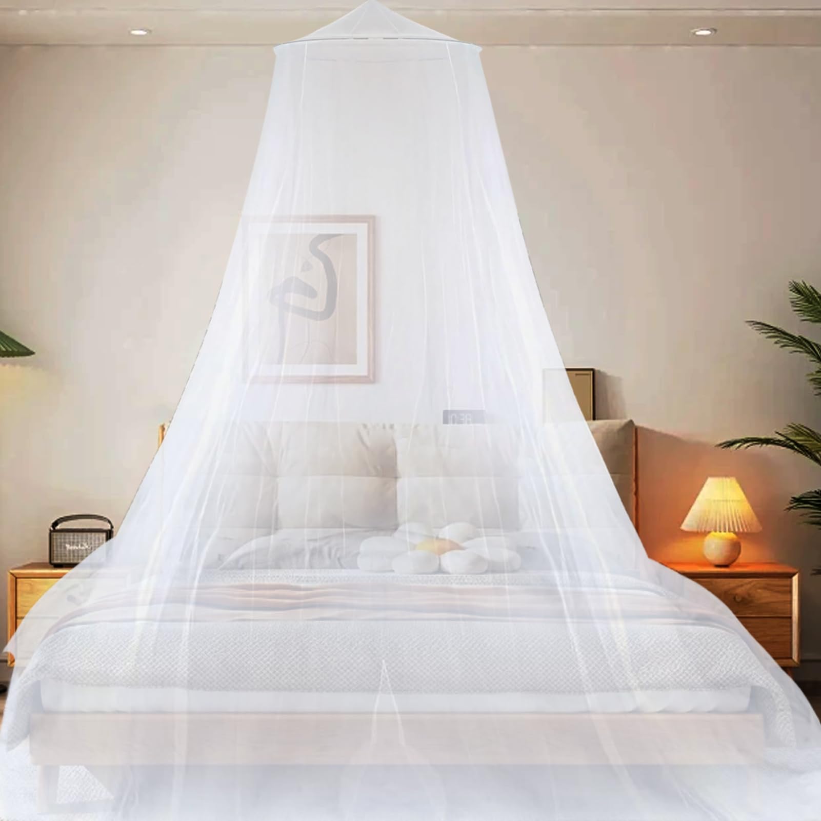 Mosquiteras para Camas 250 x 1100 x 60 Cm Dosel Cama Matrimonio Mosquitero Grande Mosquitera para Cama Mosquito Net Universal Mosquitera para Viajar y En Casa Interior Al Aire Libre (A)