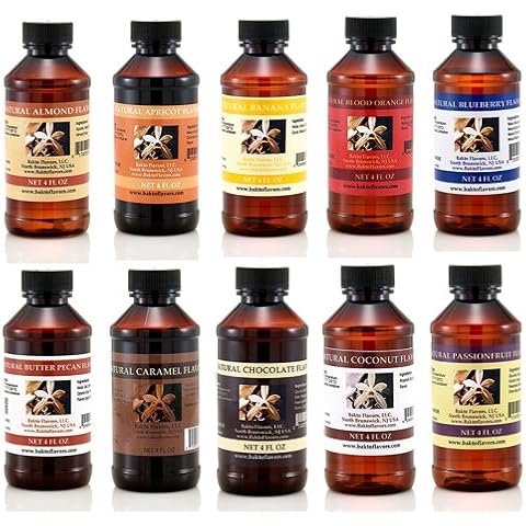 Bakto Flavors Natural Flavors & Extracts - PICK YOUR OWN 4 OUNCE BOTTLES - Pack of 3 Cover