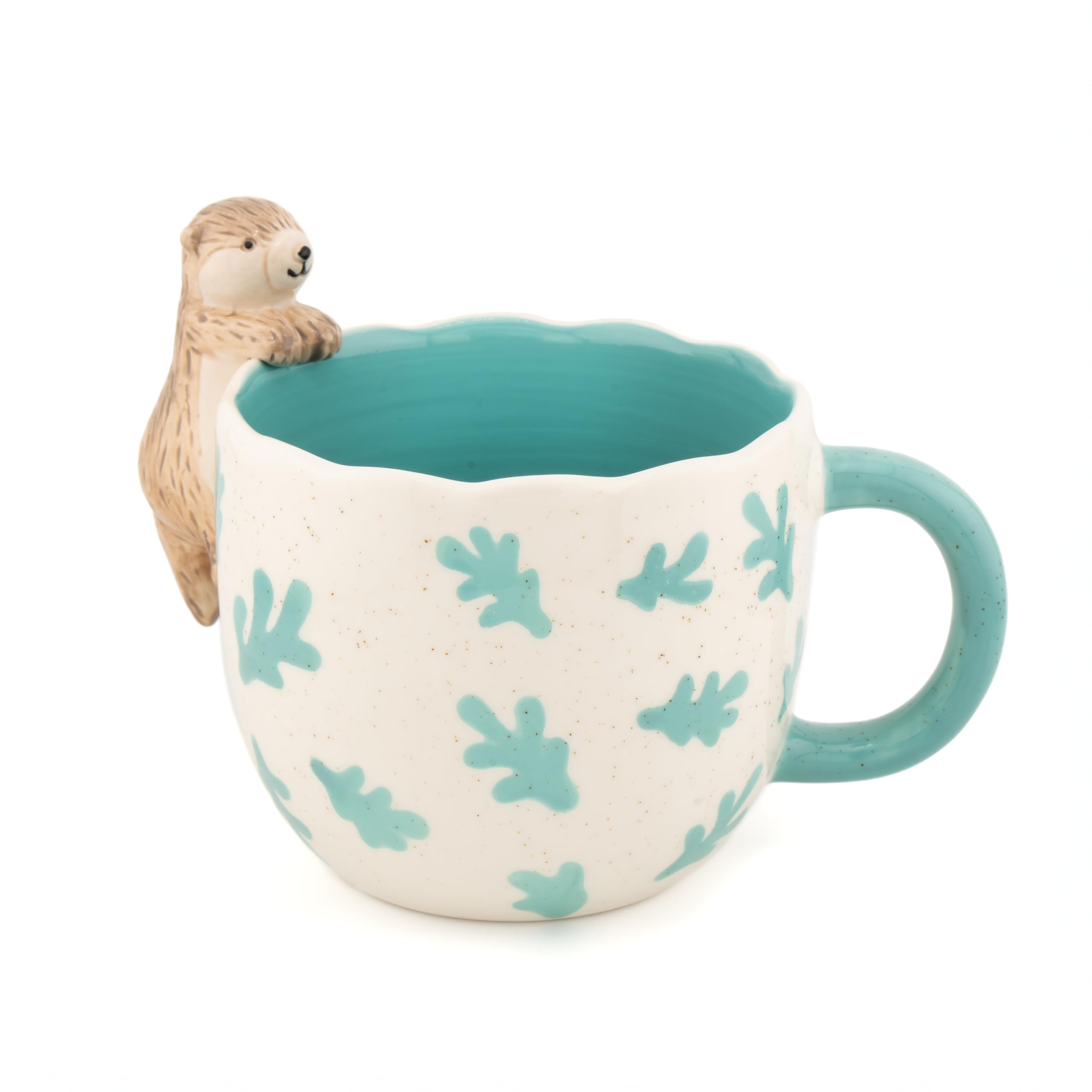 Sass & Belle Peeking Otter Mug -Novelty Tea and Coffee Cup Gift for Her or Him – Cute Ceramic Mug for Mum, Fun Morning Drinks Cup for Work or Home Collectable for Animal Lovers — image 1
