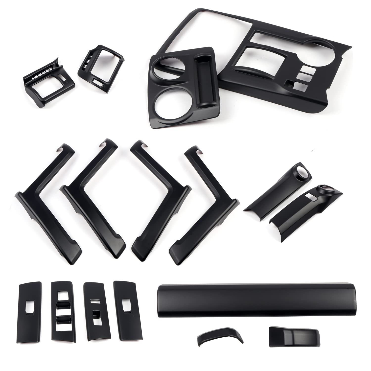 HIGH FLYING for Toyota 4Runner 2014-2024 Car Accessories Center Console Shift Gear Panel Interior Cover Trim Matte Black