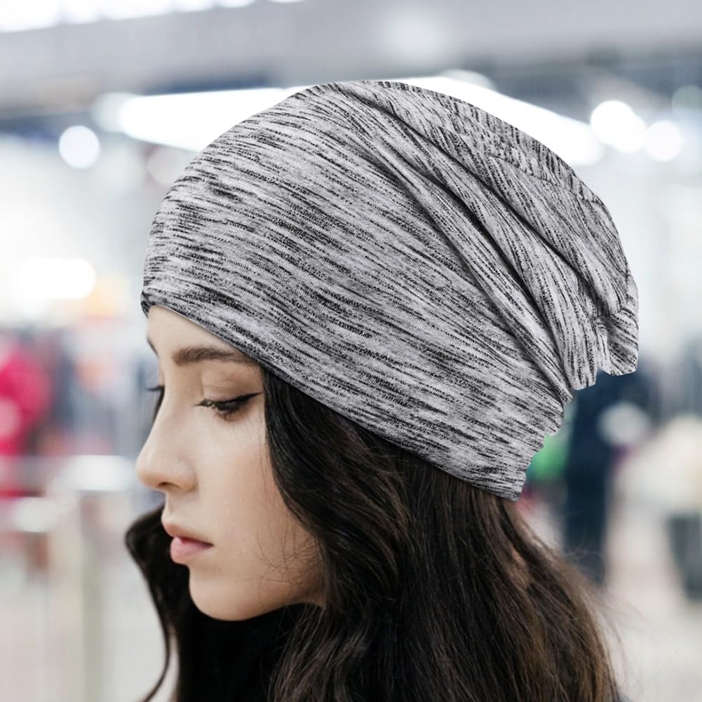 flintronic 2-pak czapka beanie, czapka z czaszką dla mężczyzn i kobiet, paski luźne czapki do domu, szkoły i biura oraz aktywności na świeżym powietrzu