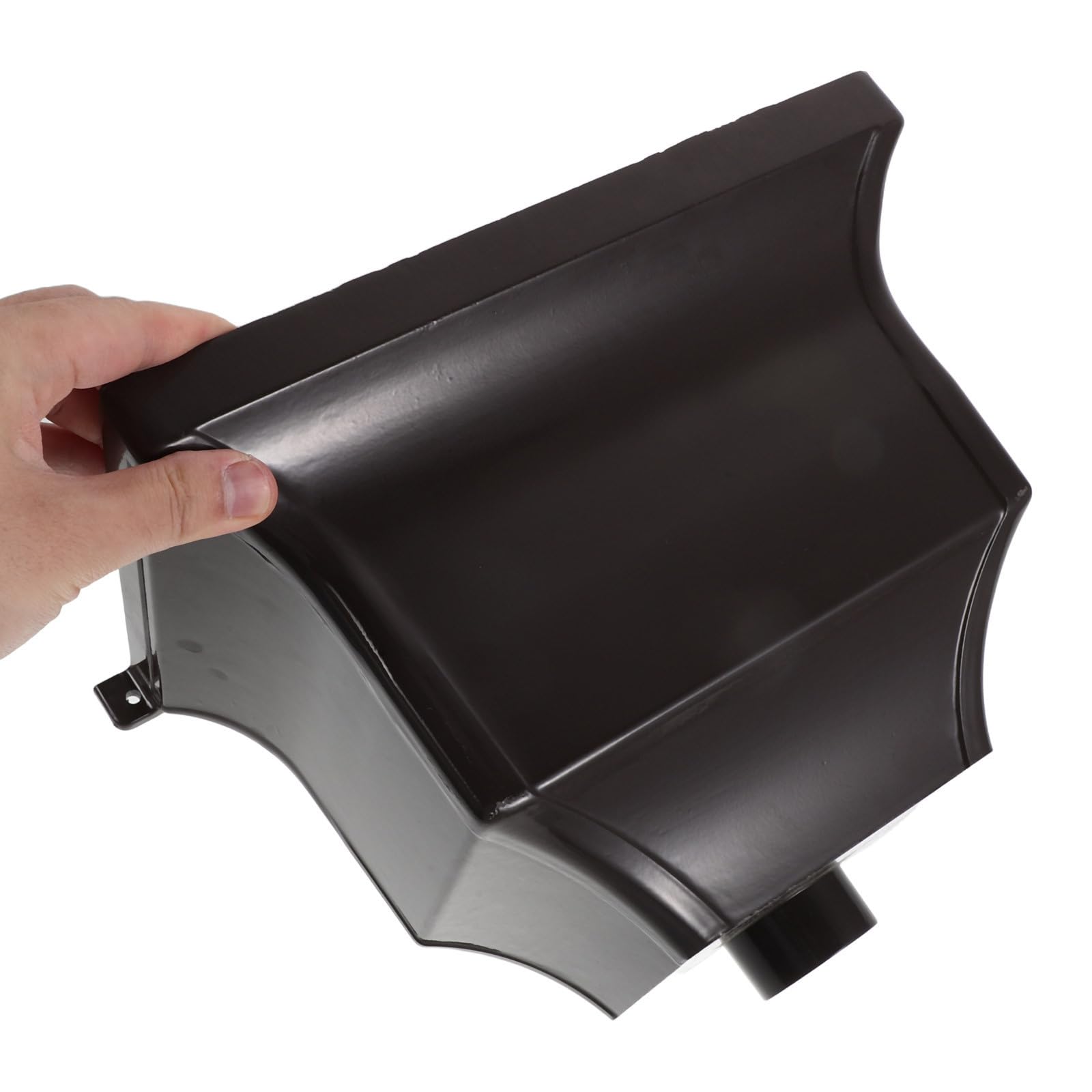 Adaptador para Bajantes de Canalones de Aleación de Aluminio Curvo