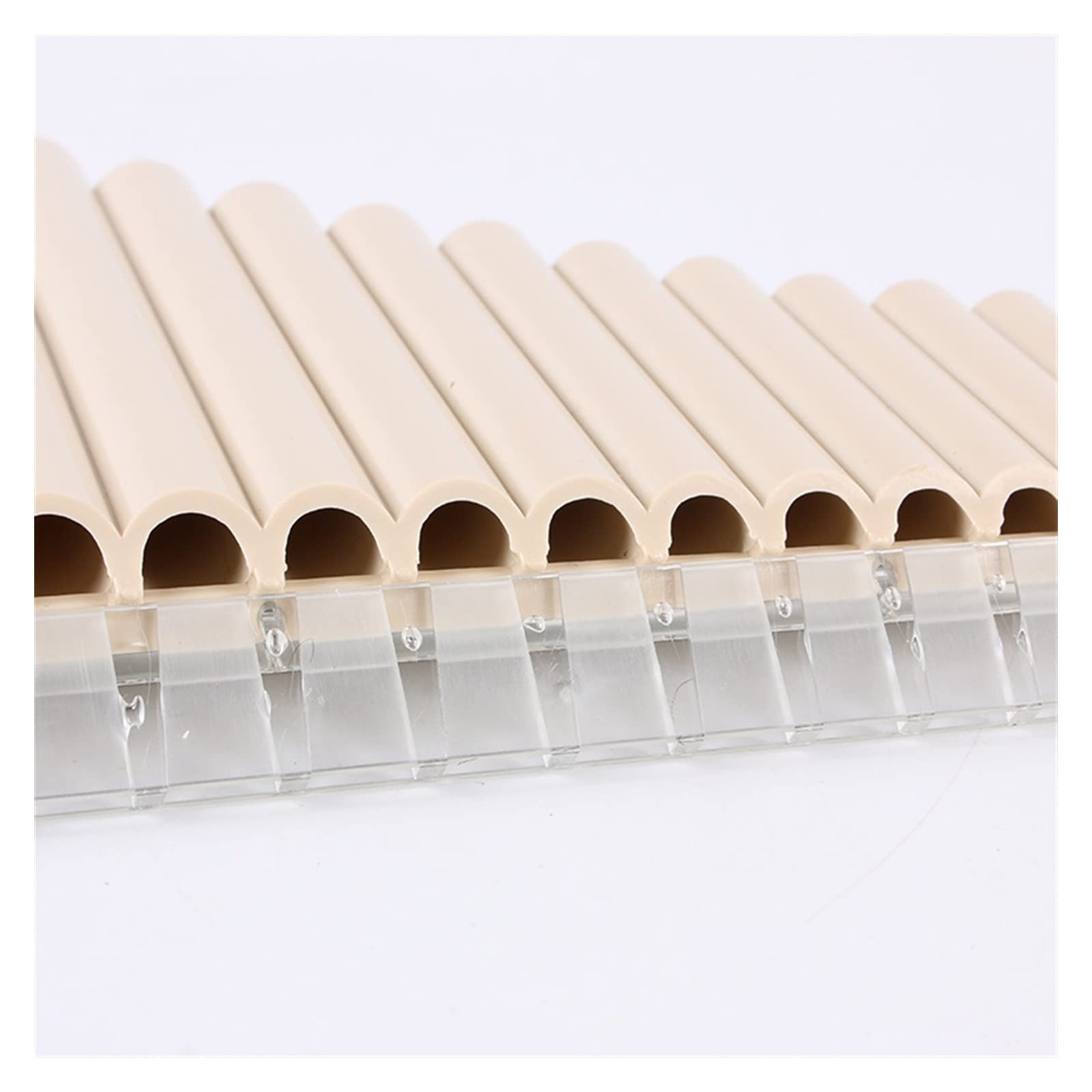 Flauto di Pan Professionale 16/18 Pipes Alto C Key Pan Flauto Resin Pan Pipes Strumento Musicale Tradizionale Cinese ABS Pan Flauto (Color : 16 Tube)