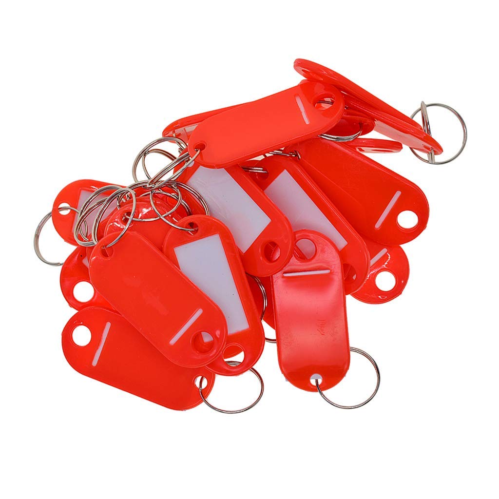 Buy PLATINUM 50x Solid Study Colored Waterproof Plastic Key Fob Luggage