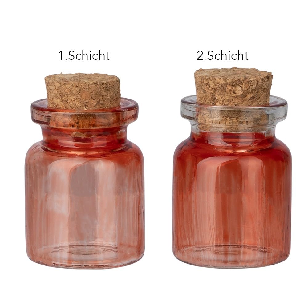 Vernice Per Vetro Trasparente Ideen Mit Herz - Verde Abete 90ml | Vernice Impermeabile Per Decorazione - Foto 4