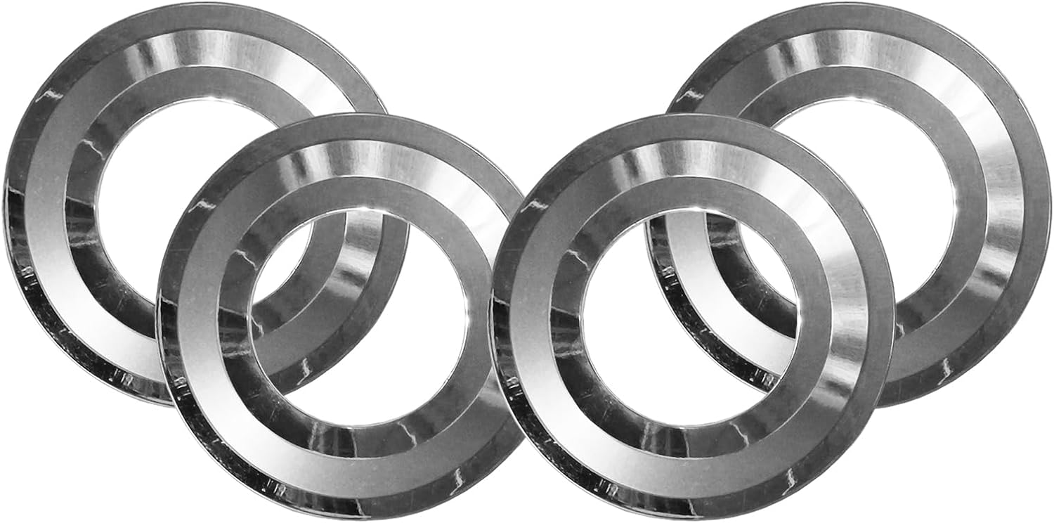 Soliseed Goof Rings for Recessed Light Fixture Chrome, 5/6 Inch Can