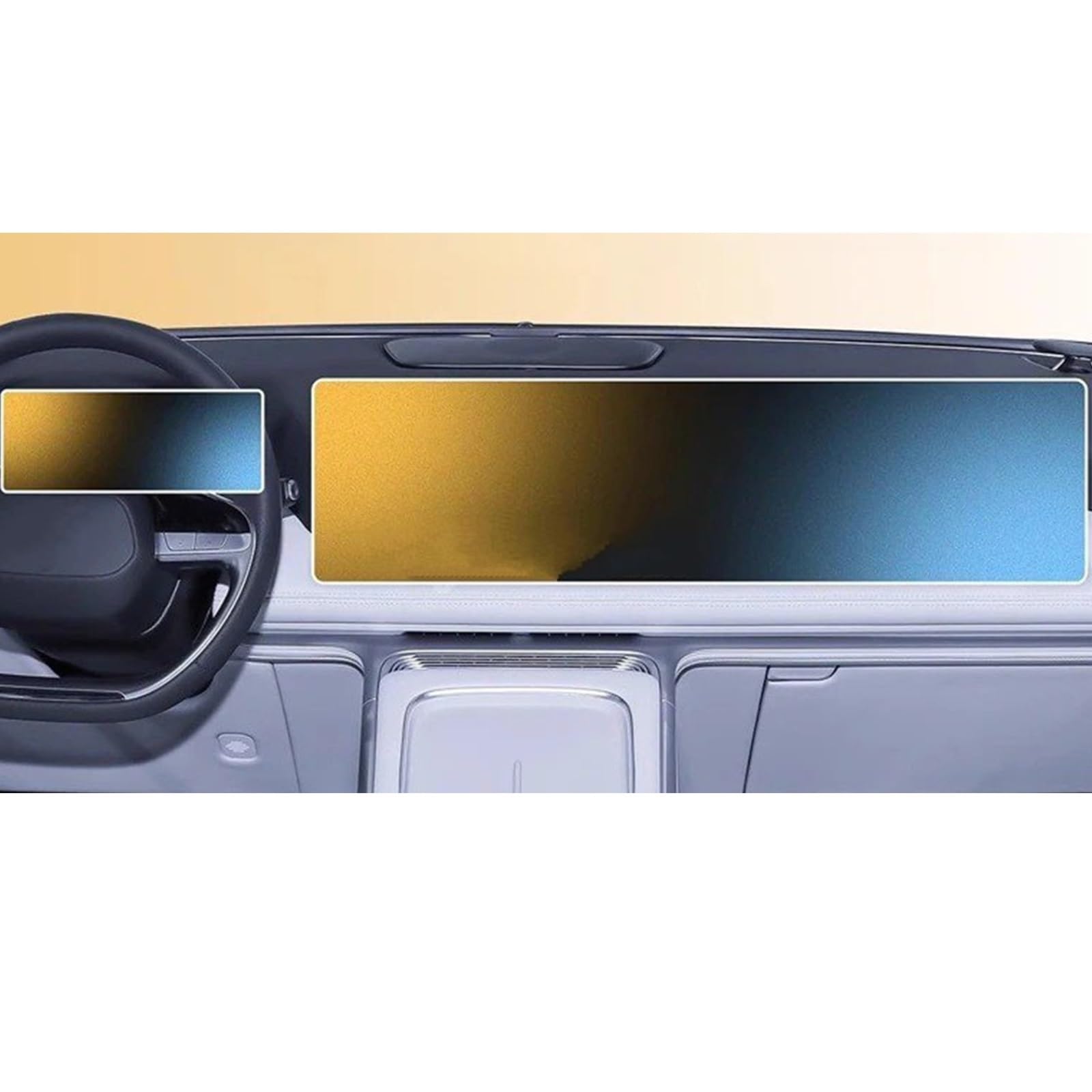 Protection d'écran LCD HD Anti-Rayures pour GPS de Voiture Xpeng/Xiaopeng G9 (2022-2025) - Intérieur refait (2 Films Mats)
