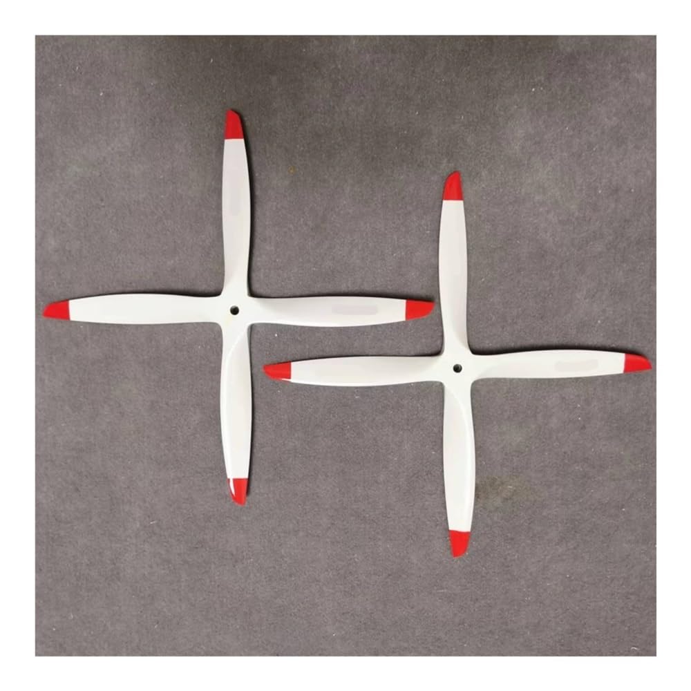 Apto for RC Modelo de avión de Gas 1 Uds 4 10/11/12/13/14 Pulgadas adelante (CCW) y Marcha atrás (CW) hélice de Madera Blanca(10x6 CCW Pull 1pcs)