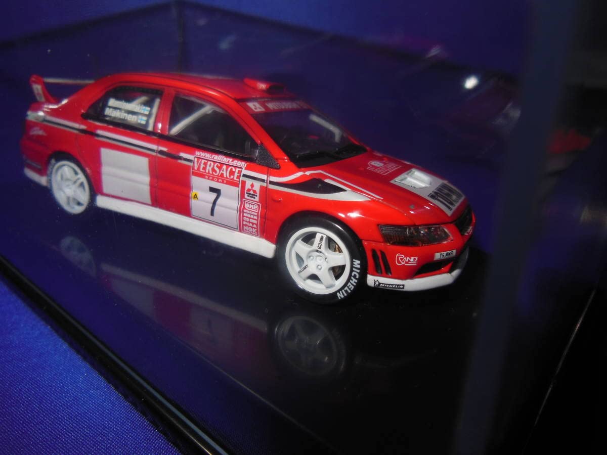 Amazon | 1/43 MTECH 三菱 ランサーエボリューションⅦ トミ・マキネン
