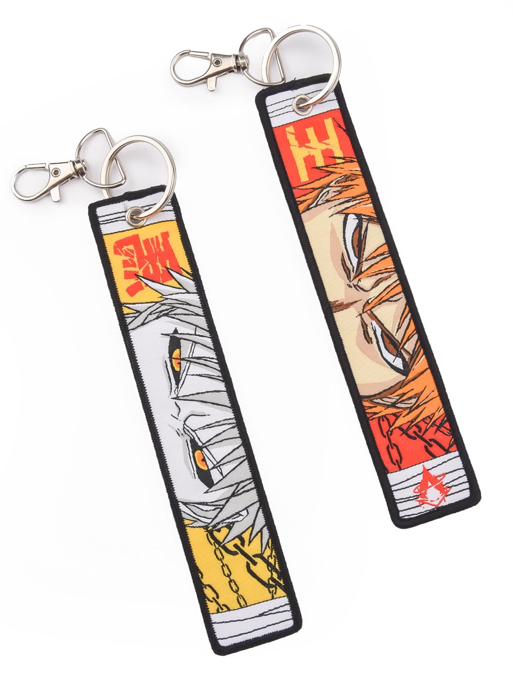 Bleach Anime Woven Keyring, Double Edge Sword Anime Keyring