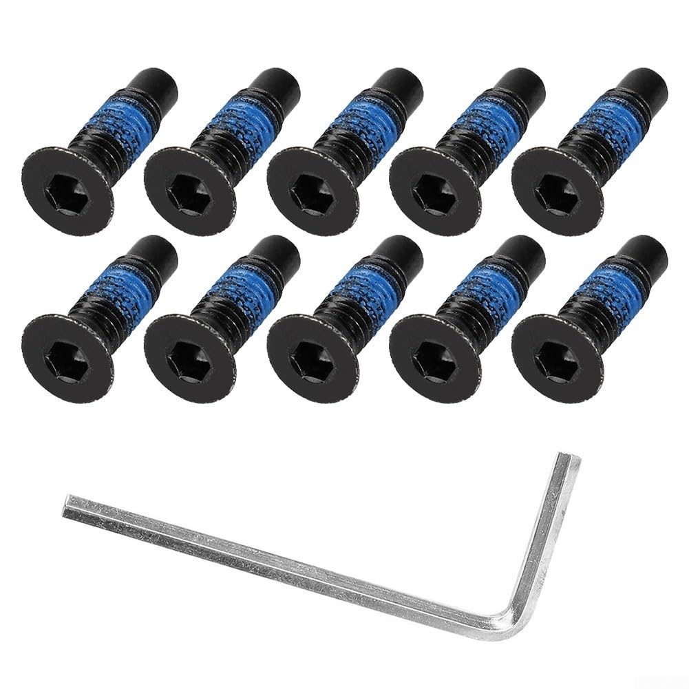 Kit de tornillos de montaje para scooter eléctrico Ninebot Max G30 ES1 ES2 ES4 F, pernos de acero inoxidable, 10 piezas