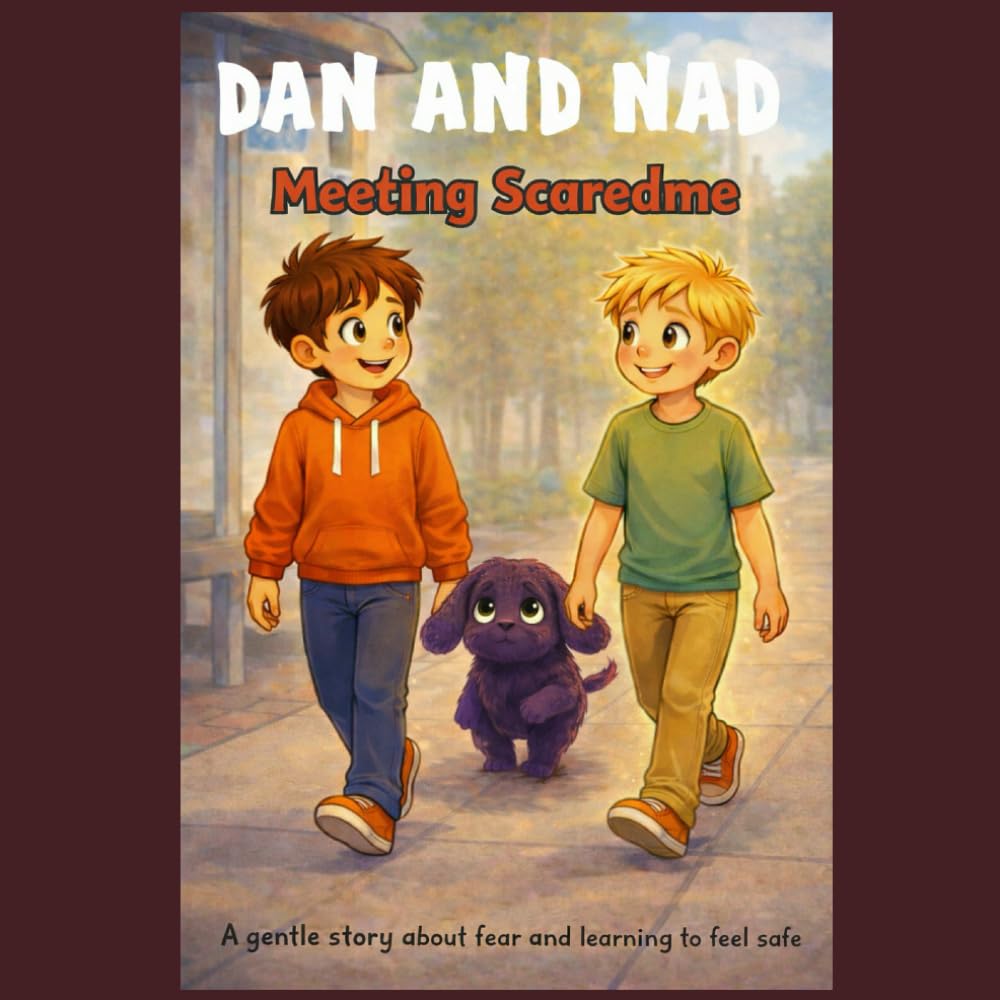 Dan And Nad Meeting Scaredme: A Gentle Story About Fear and learning to Feel Safe (Dan and Nad – A Journey Through Feelings)