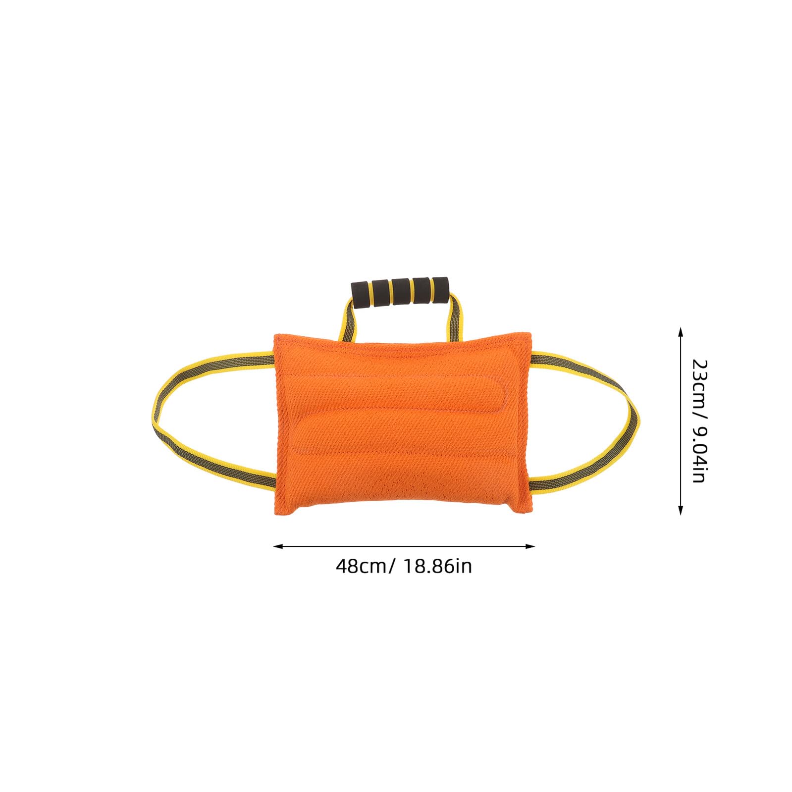TOYANDONA Cuscino da morso per cani con manici robusti, giocattolo antimorso, per razze medie e grandi, per un efficace allenamento del cane e un gioco paradenti