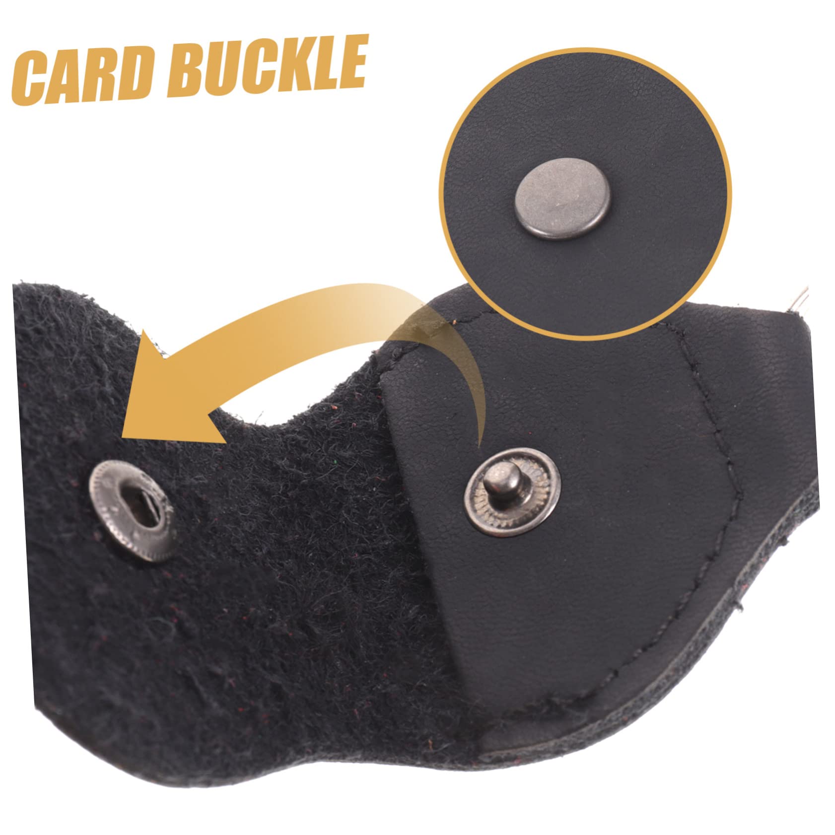 NULYLU Guitar Pick Holder Bag Portable Plectrum Storage Guitar Pick Case Pu Leather Easy to Clean Guitarist's Essential Random