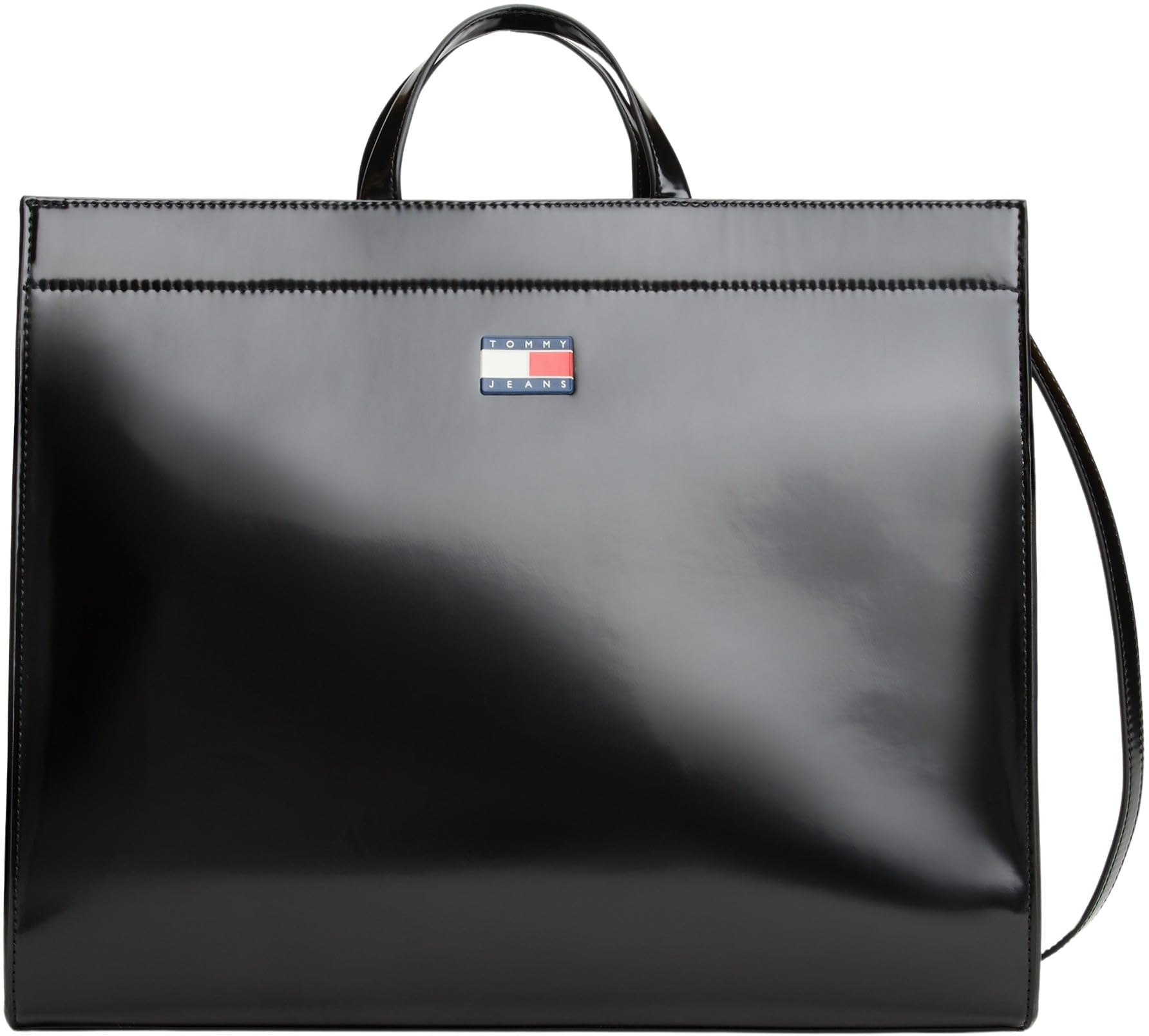Tommy Jeans Women's Tjw Must Tote Aw0aw17869, Black (Black), One Size