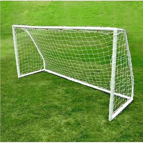 Par de Redes para Mini Gol - Fio 2mm, Malha 10cm, Branca