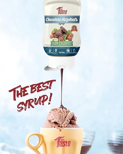 Miniatura 2 de Mrs Taste Jarabe de chocolate sin azúcar, cero calorías, cero sodio, cero azúcar, alto en fibra, apto para dieta cetogénica, apto para dieta paleo,