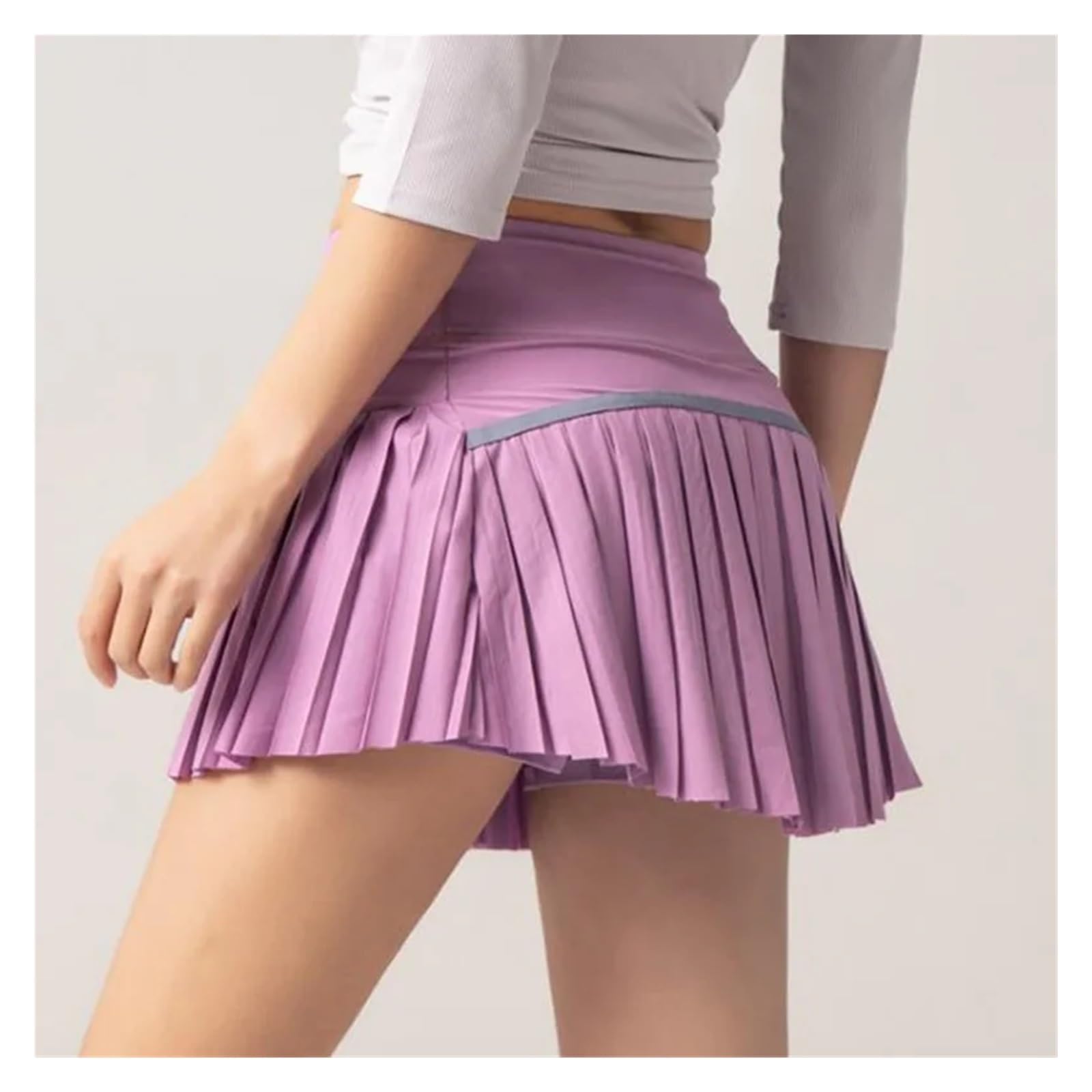 Falda Tenis Mujer Faldas de Tenis for Mujer, Pantalones Cortos Plisados ​​de Golf, Deportivos, de Fitness, con Bolsillo, de Cintura Alta, for Yoga, Correr, Ropa de Gimnasio(Dark Green,XXL)