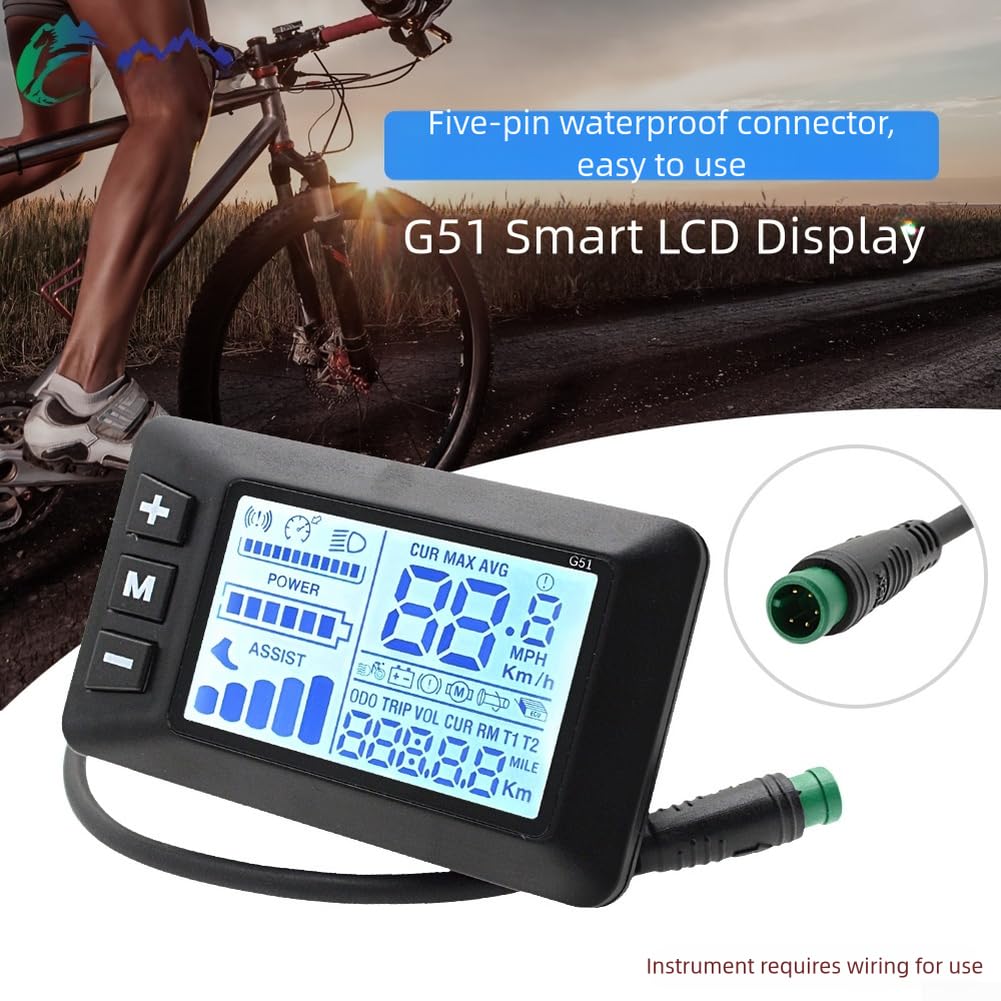 G51 Écran LCD pour vélo électrique Contrôleur de vitesse