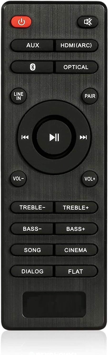 Remote Control Works for Blaupunkt SBWL10, SBA01 & LS 1825 2.1 Channel Wireless Bluetooth Soundbar Home Theatre | Please Match The Image with Your Old Remote (Black)-image-10