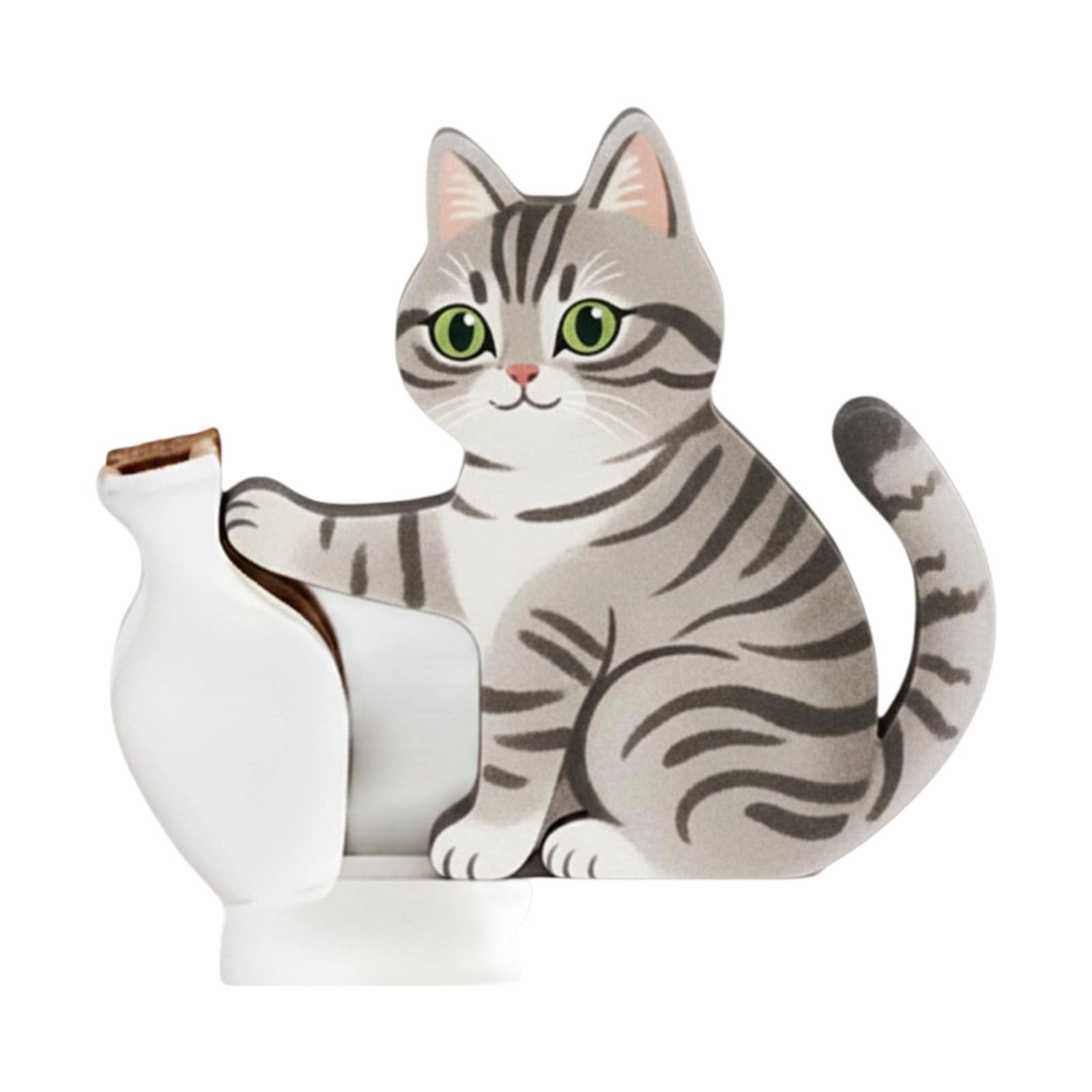 Jazuaiao 1/2 Cats Vase Fridge Magnets Refrigerator Decorative Magnet for Home Whiteboard Classroom Offices Locker