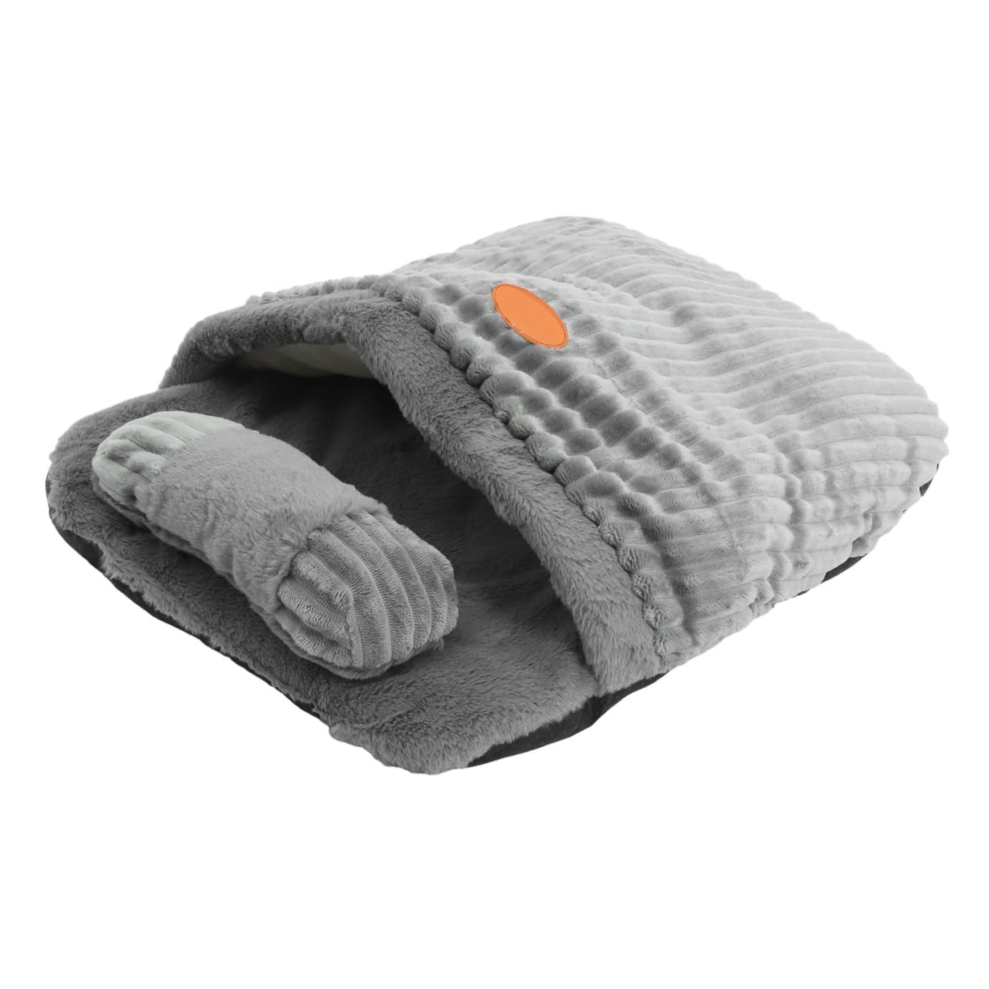 Couchage chaud pour chat Hohopeti : nid intérieur isolant en peluche avec fermeture éclair