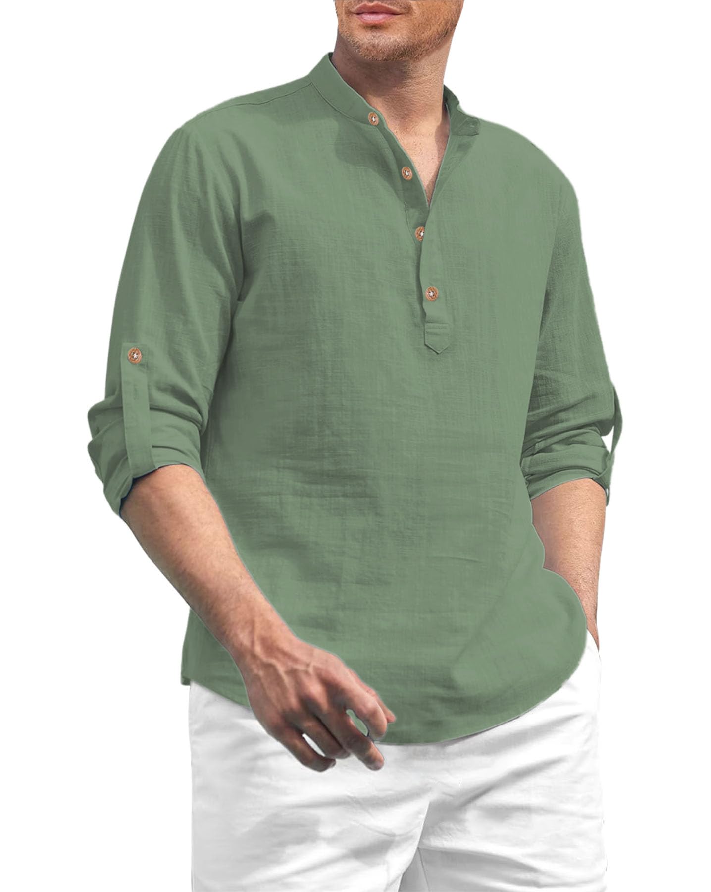 vida loca Men Solid Cotton Blend Straight Kurta Shirt-picture-18