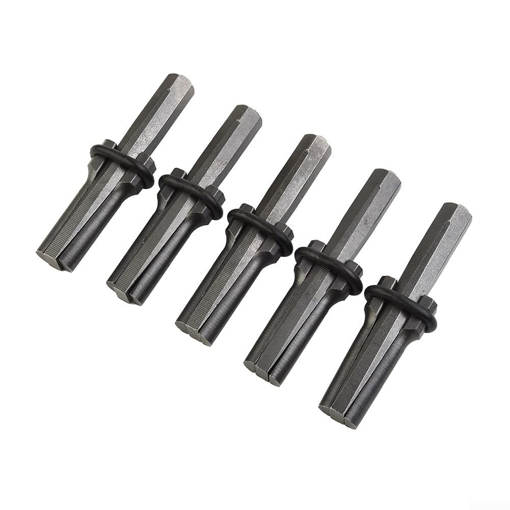 Set di 5 spessori a cuneo per spaccare rocce e pietre, utensili manuali in metallo, diametro 14 mm