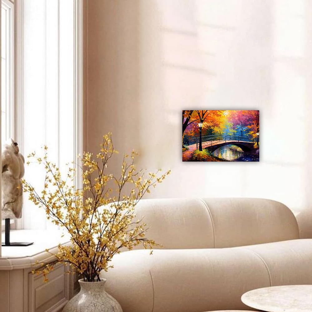 Amazon.com: ZHOUWALLPIC Abstract Landscape Canvas Wall Art