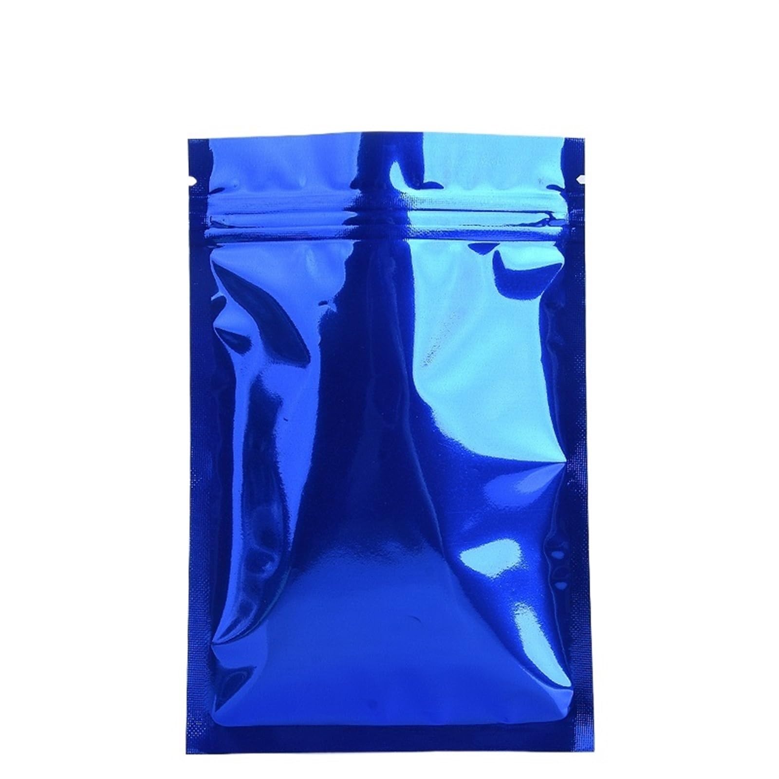 self-sealing bag, Aluminum Foil Ziplock Bags Pack Of 50 Multicolor Multiple Sizes(Blue,7x10cm)