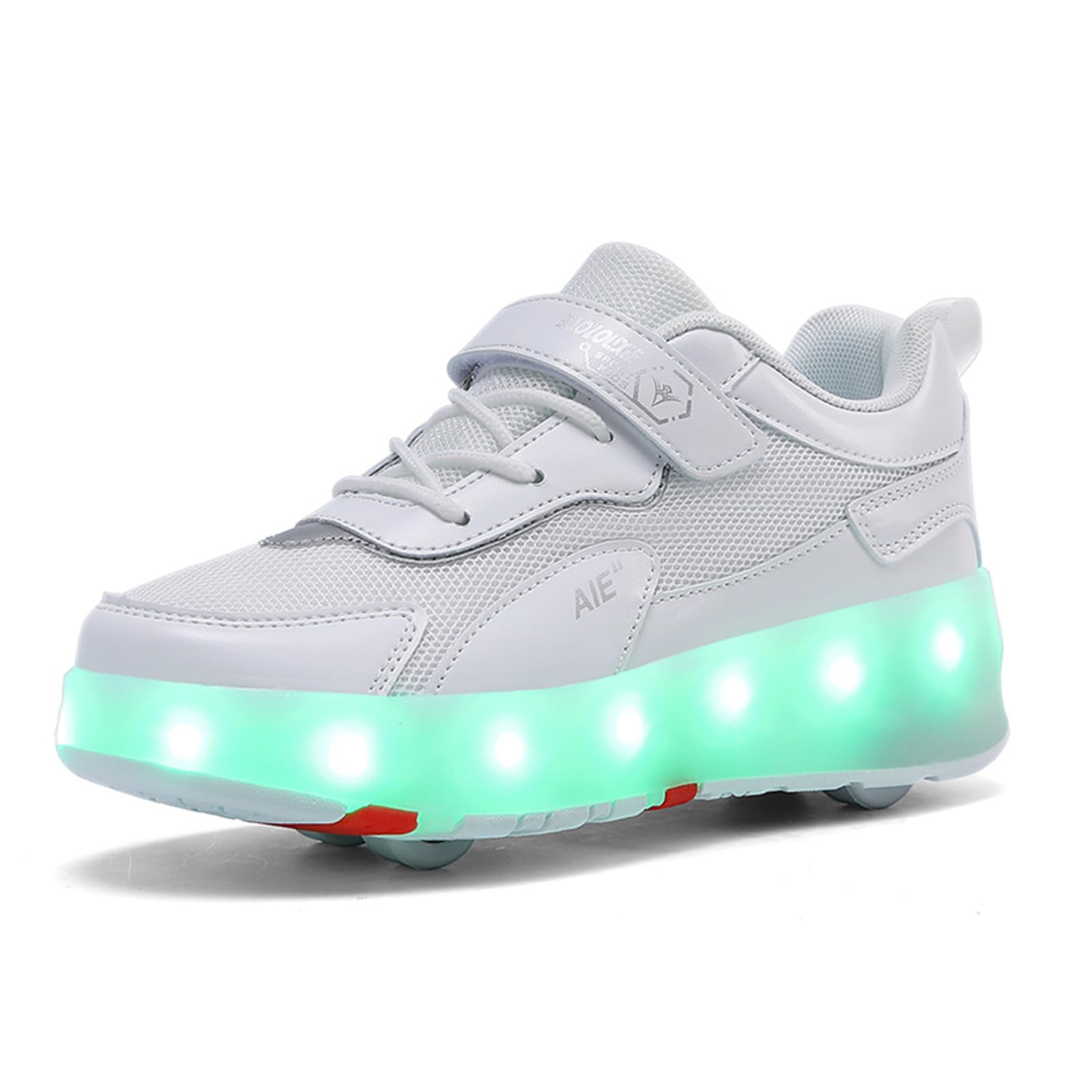 Mateju Scarpe con Rotelle Bambino Bambina Sportive Scarpe da Skateboard, Rotelle a Scomparsa Skateboard Sneakers Scarpe da Ginnastica da Pattini per Adulto Donna Uomo 29-43 EU