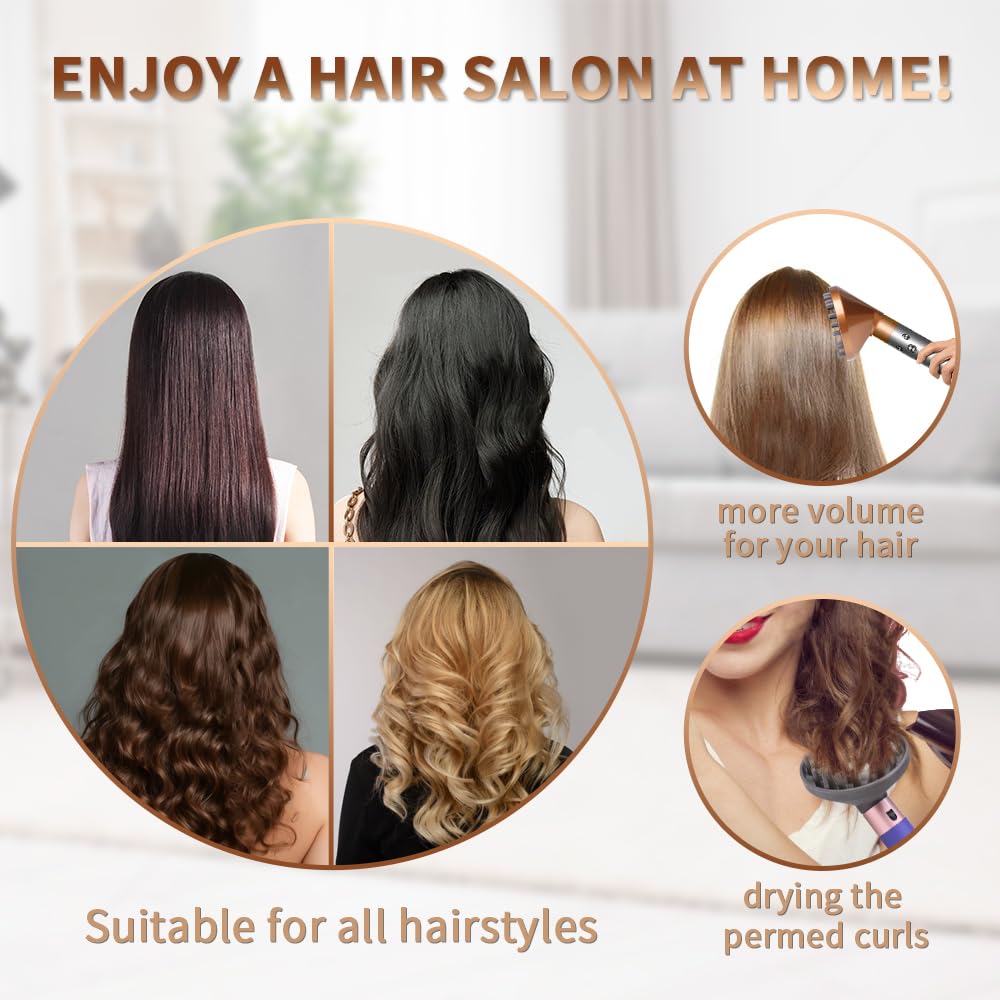 Laymi Diffusore per Dyson, diffusore a denti lunghi, per diffusore Dyson Airwrap, accessorio per asciugacapelli, ricci per capelli ondulati e ricci, conversione curling styler