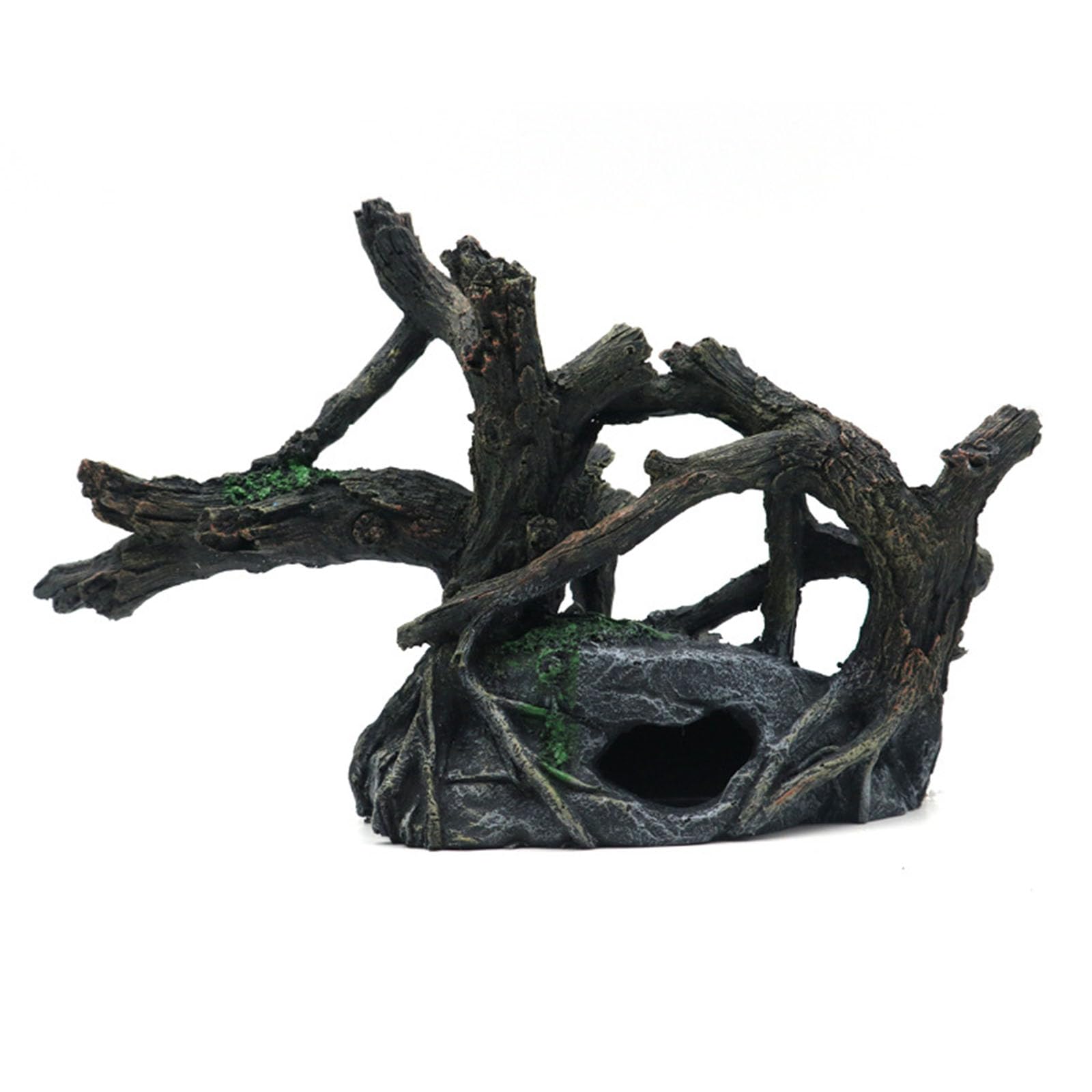 Msioytog Aquariums Handicrafts Artificial Trunk Plant Stump Decorations Fish Tanks Supplies Sea Art Decorations Aquarium Landscape Stump Model Aquariums