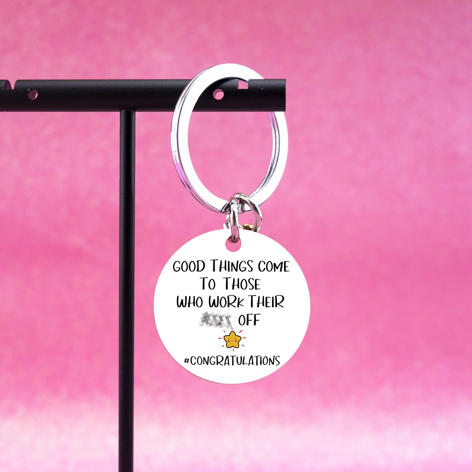 Congratulations Gifts for Women Men Promotion Gifts for Women Men Congratulations Gift for Coworker New Job Keychain