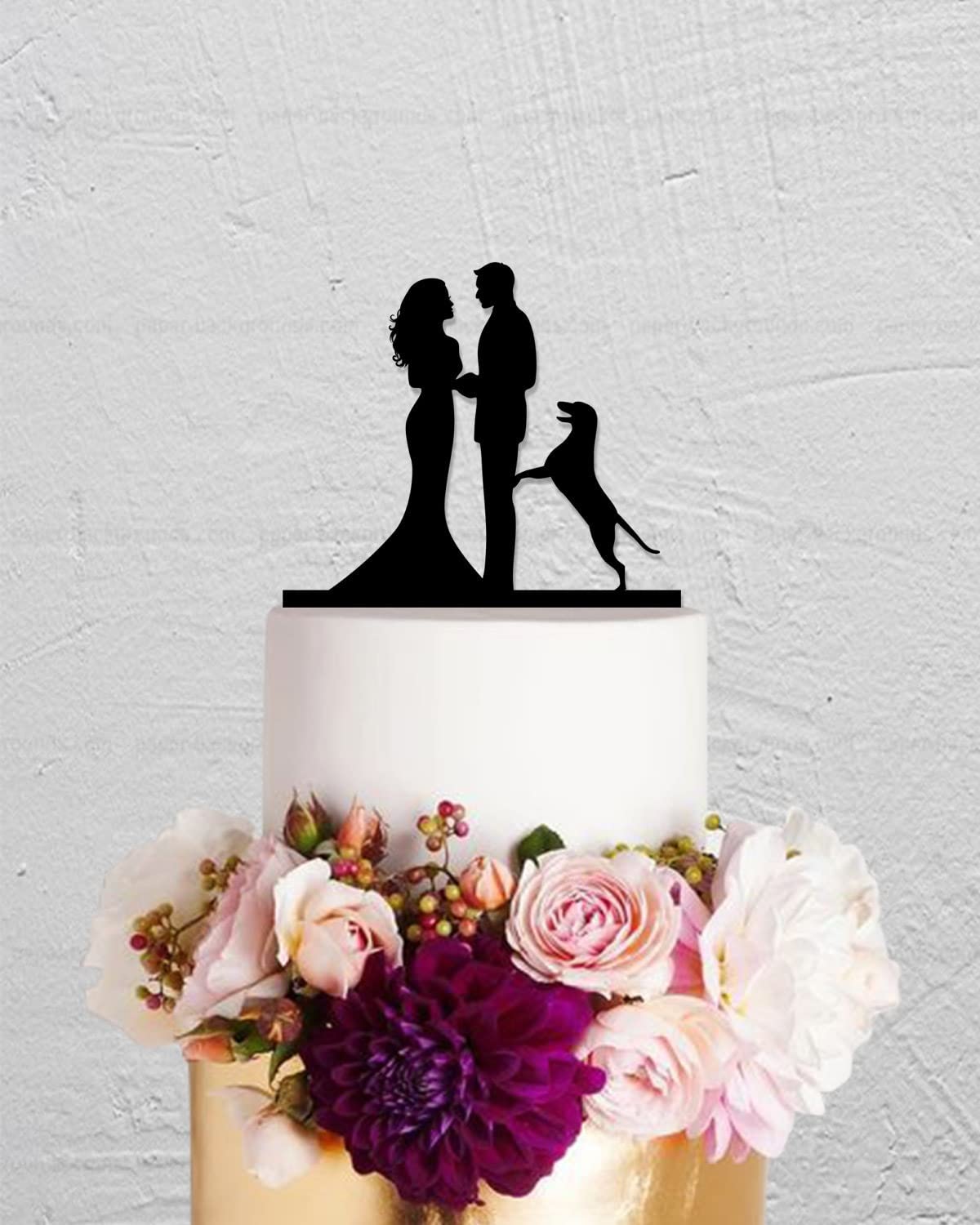 Wedding cake topper with dog 60 photos — free download