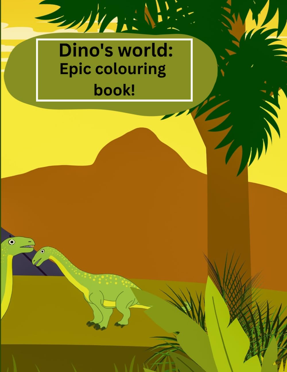 Dino’s World: Epic colouring book