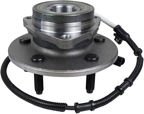 Autoround 515029 Buje de rueda delantera y conjunto de rodamiento para 4x4 4WD Ford F150 2000-2003, F-150 Heritage 2004, 5 lengüetas con ABS