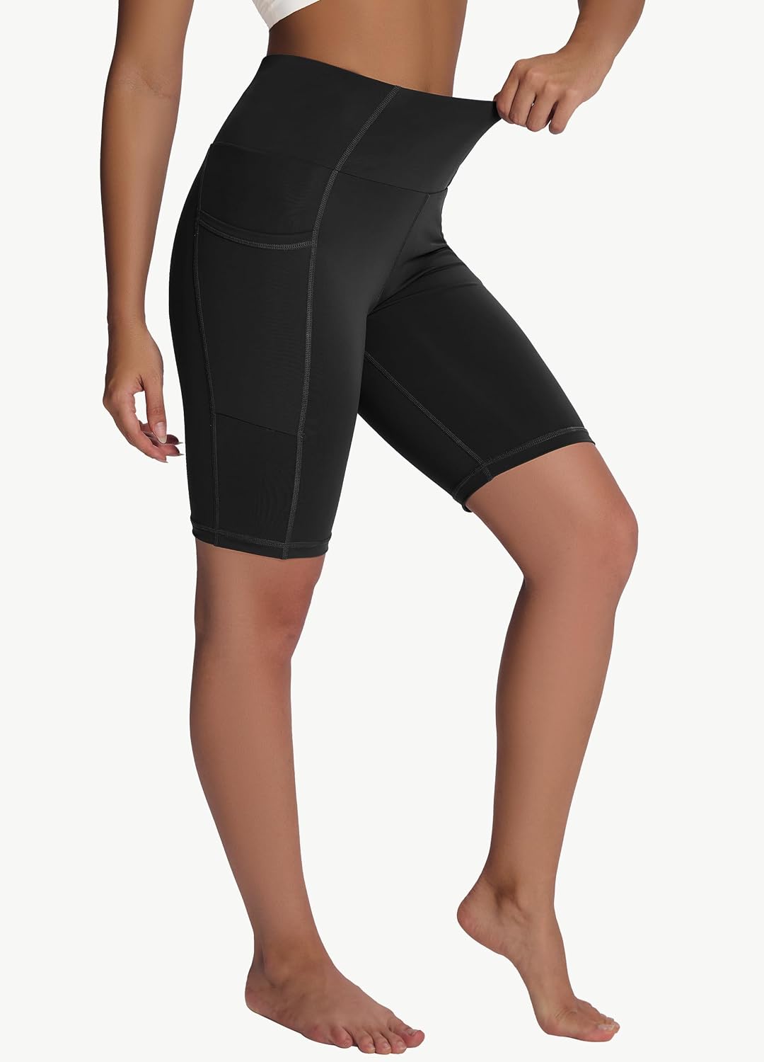 MIVEI Women's 9" High Waisted Swim Shorts