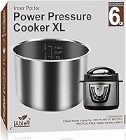 Vista 1 de Olla interior de repuesto original de 6 cuartos de galón, compatible con olla a presión de 6 cuartos de galón PPC770 PPC771 PPC770-1 PRO PCXL-PRO6