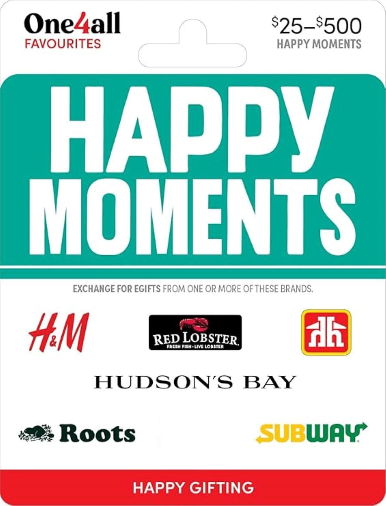 Multi-Brand Choice Cards Happy Moments Physical Gift Card - $50