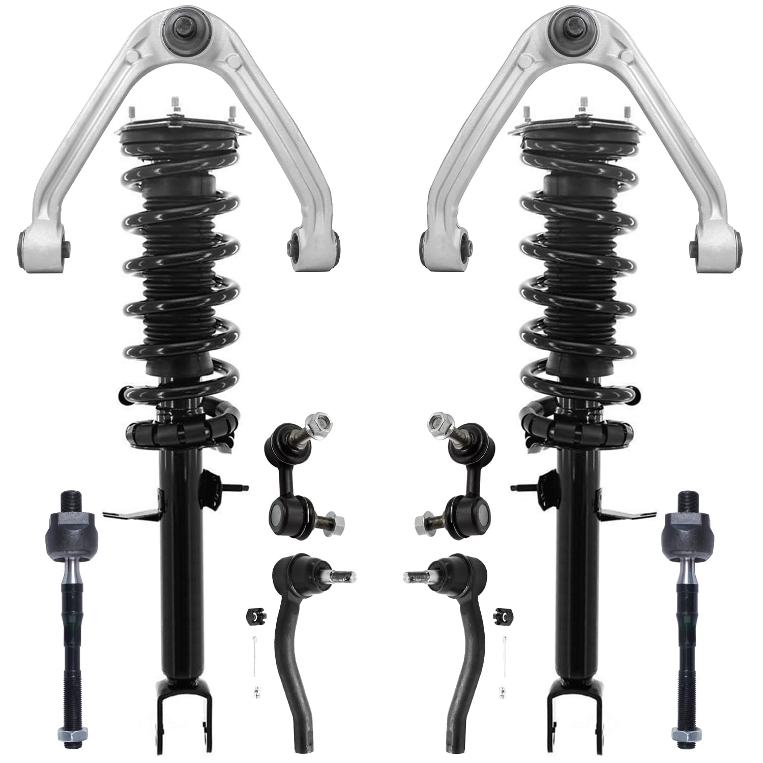 Detroit Axle - 10pc RWD Front Struts Kit for 2006-2007 INFINITI M35