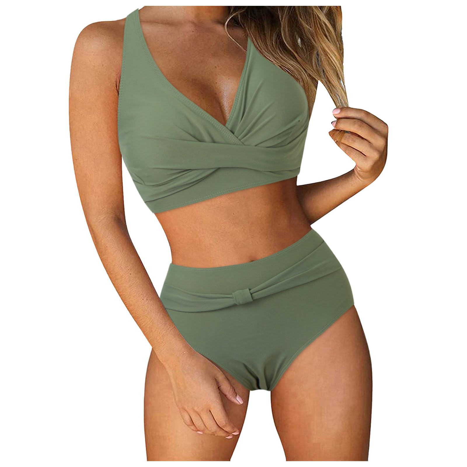 Kwatieh Bikini Short Mujer Bikini Tanga Bikini Push Up con Relleno Bikinis Mujer Ropa Mujer Rebajas Conjuntos De Bikinis para Mujer Doble Push Up Bikini Menstrual Mujer BañO