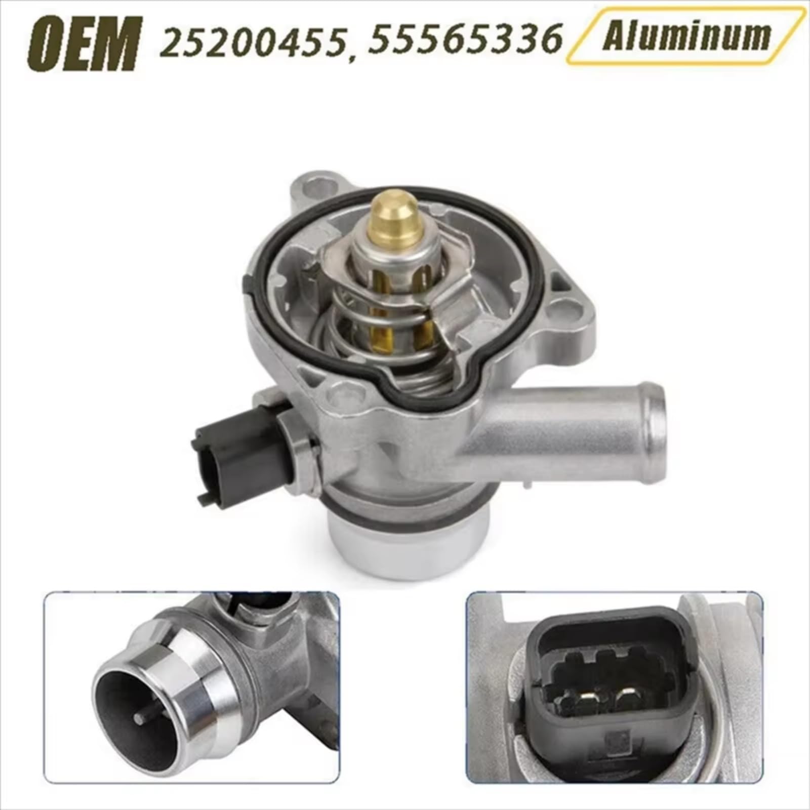 Gruppo Termostato Liquido Raffreddamento 55593034 Compatibile Con Chevy Per Cruze 2011-2016 Per Sonic Per Trax 2012-2018 1.4 Per Turbo 55565336 Refrigerante Termostato auto