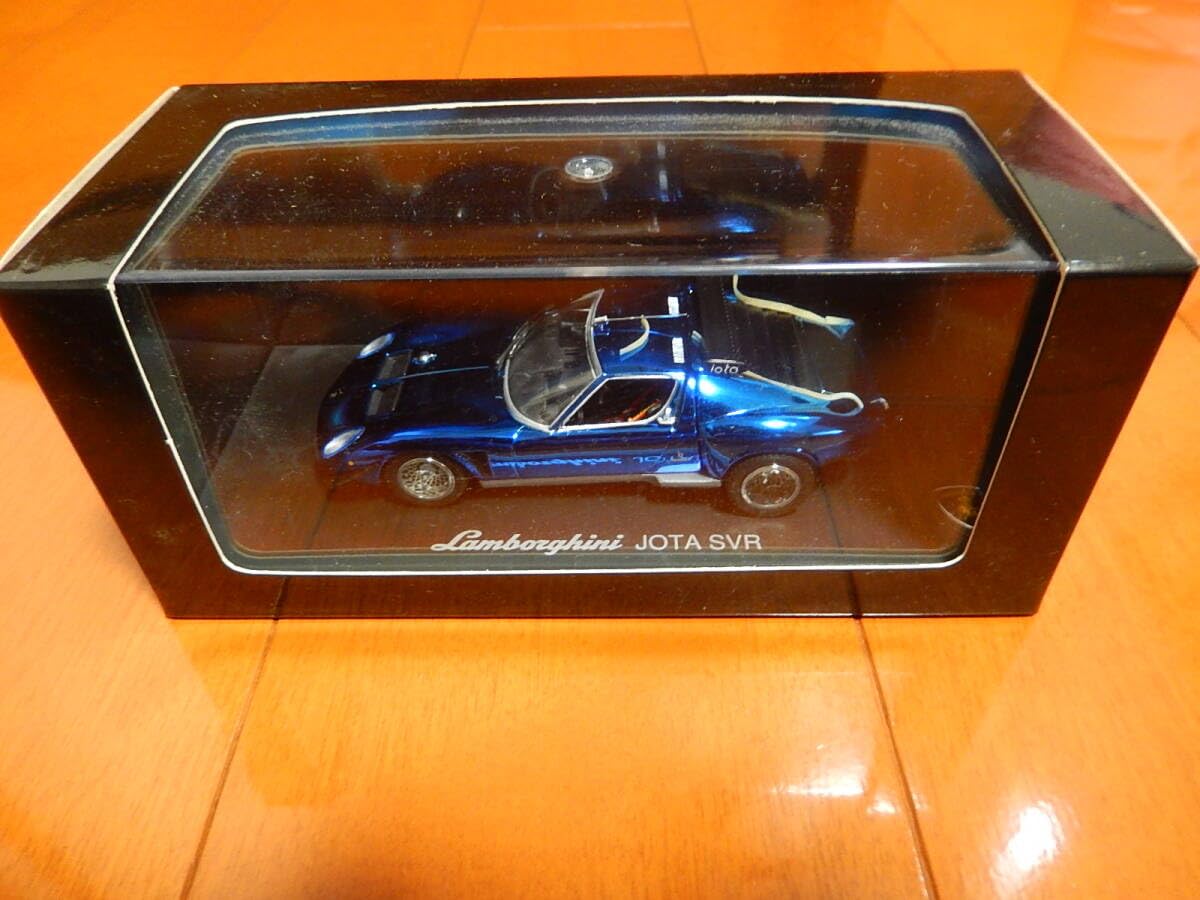 Amazon | 1/43 ランボルギーニ イオタ SVR クロームブルー 京商 